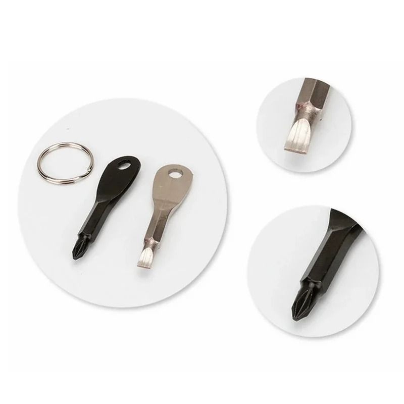 Multifunctional EDC Key Screwdriver | 60mm Self-Defense & Safety Interface