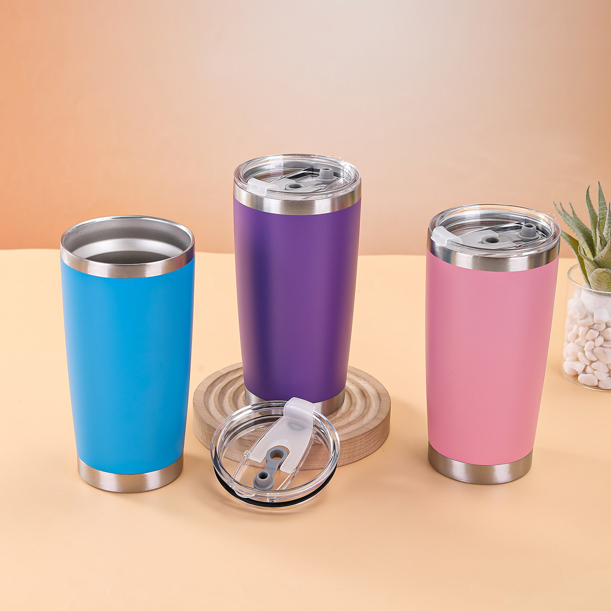 Stainless Steel Thermos Bottle with Cup for Hot and Cold Drinks