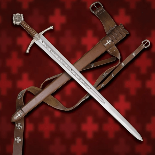 Templar Crusader Sword – Medieval Knight Replica with 