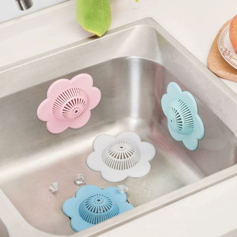 Silicone Hair Catcher Drain Cover Shower and Bathtub Hair Stopper