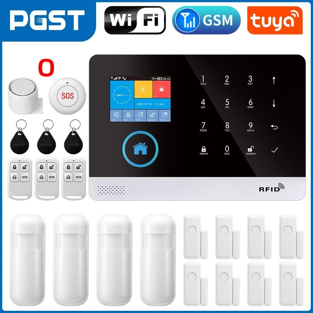 PGST 103 4G WiFi GSM Home Security Alarm System