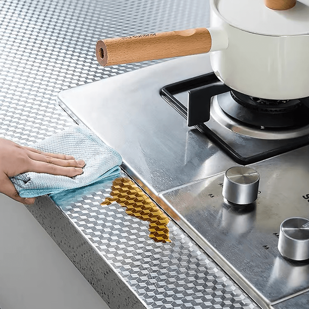 Oil Proof & Waterproof Self-Adhesive Kitchen Sticker