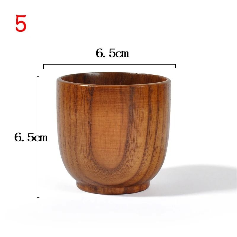 Wooden Big Belly Cup Handmade from Natural Spruce