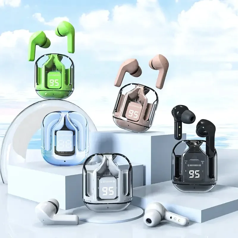 Mini Wireless Earbuds with LED Display Charging Case and Built In Mic