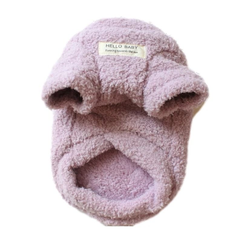 CozyPaws Plush Dog Winter Sweater Warm Pet Coat for Small and Medium Dogs