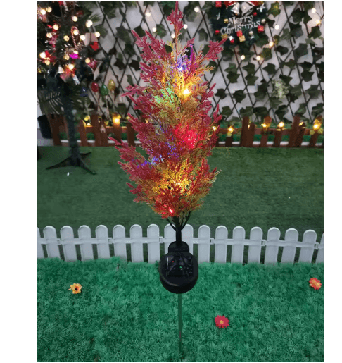 Solar Pine Tree Garden Stake Lights – Waterproof Outdoor Christmas Landscape Decor