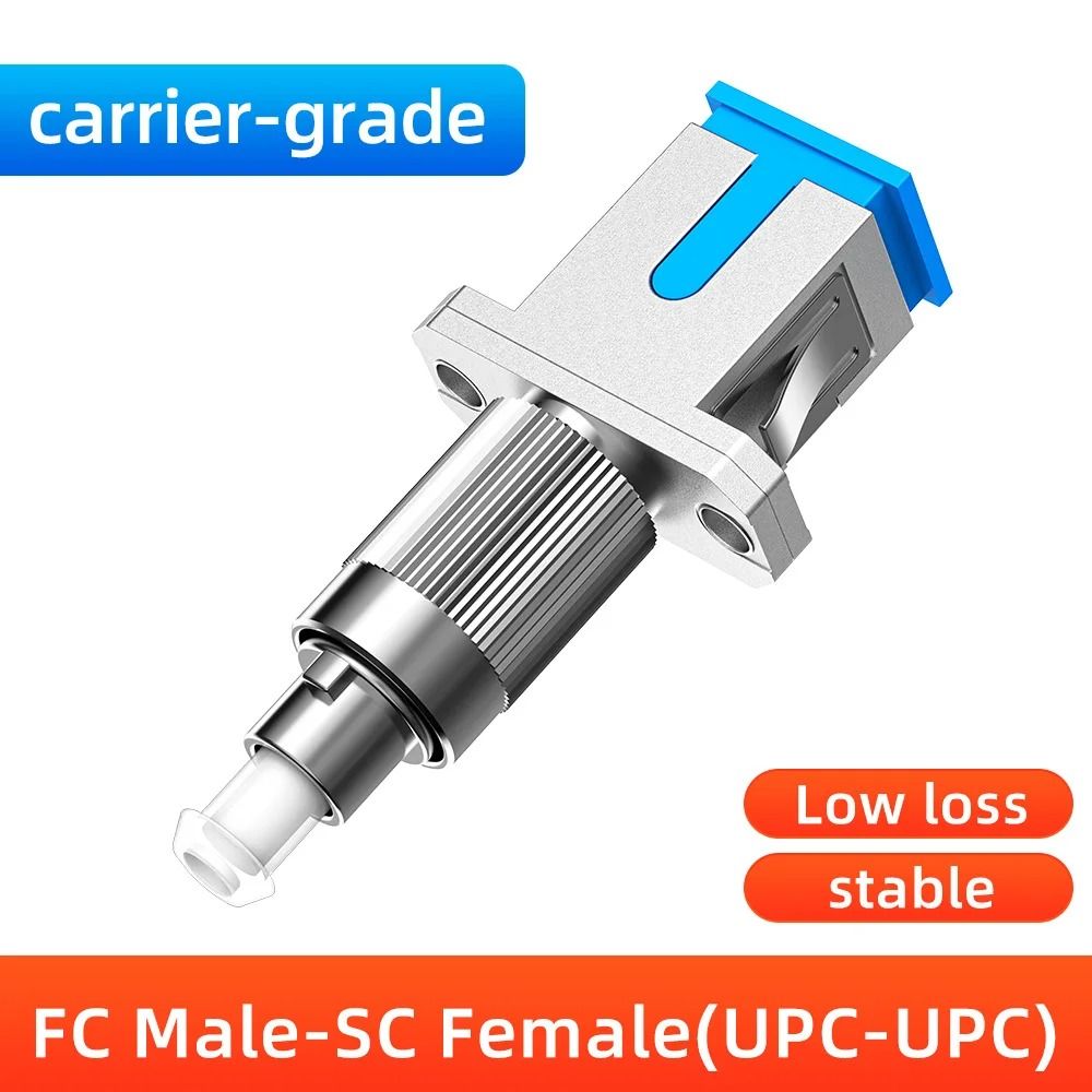 Fiber Optic Male to Female Hybrid Adapter