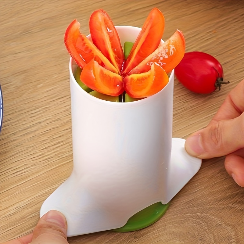 Durable ABS Manual Vegetable Chopper Easy-to-Use Slicer for Cucumbers, Carrots, and More