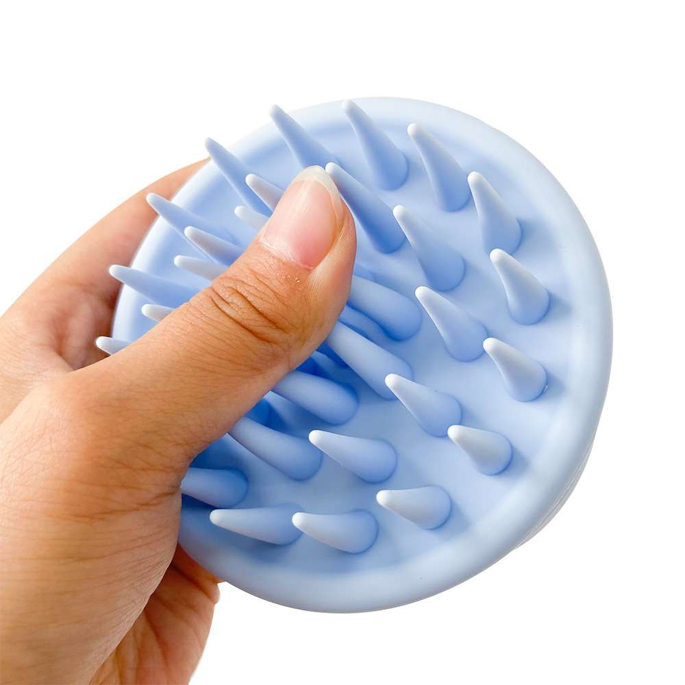 Silicone Scalp Massager Brush Hair Washing Exfoliating Shower Tool