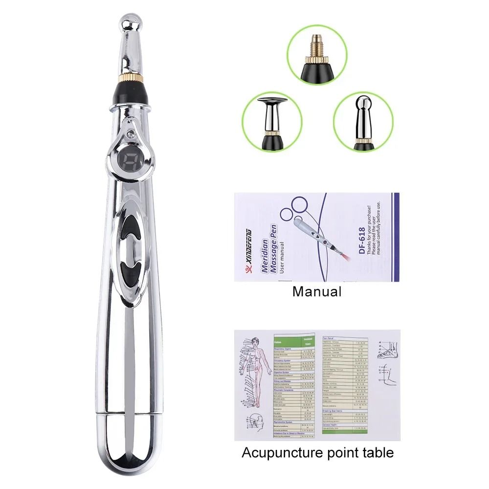 Electronic Acupuncture Massage Pen with Five Therapy Modes