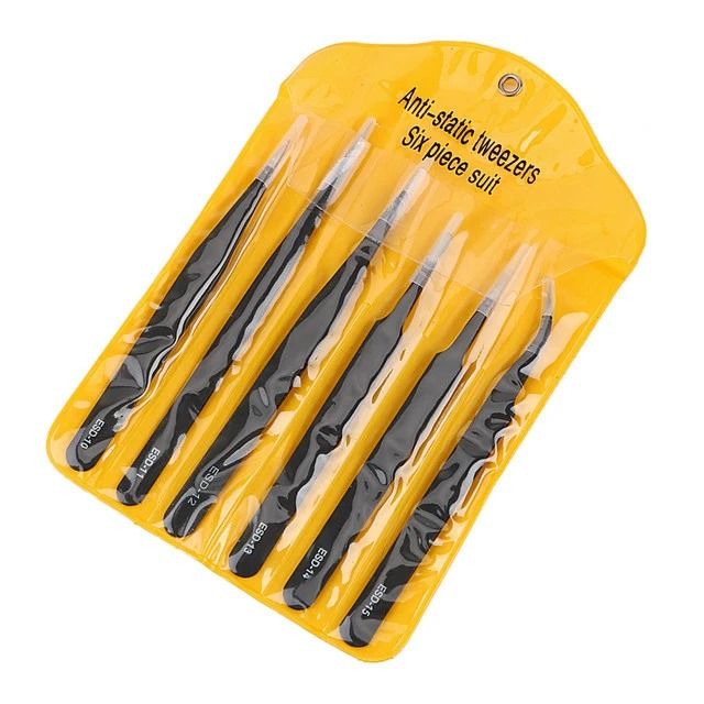 ESD tweezers set for Precision Electronics Repair and Jewelry Work