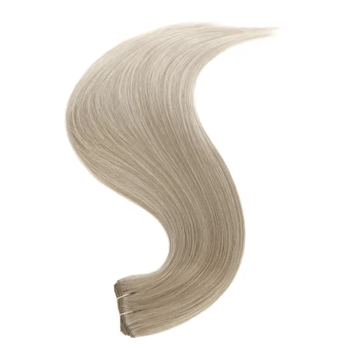 32-Inch Ombre Straight Synthetic Hair Bundle, 200g High-Temperature Fiber (27/613, Brown, Grey, M618)