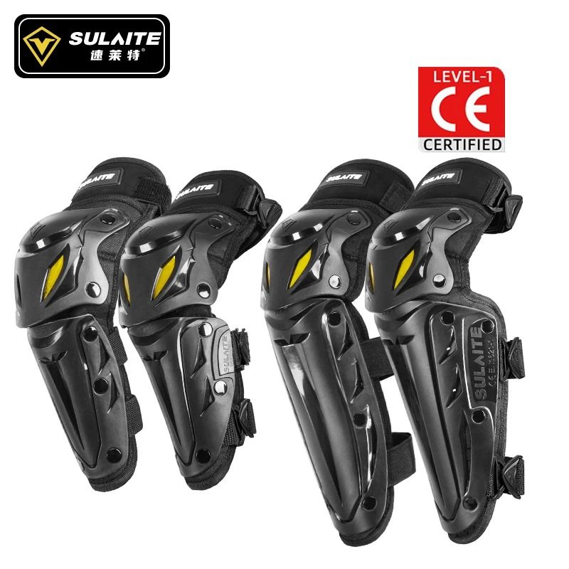 Motocross Knee and Elbow Pads Protective Gear for Motorcycle Off-Road and MTB Riding