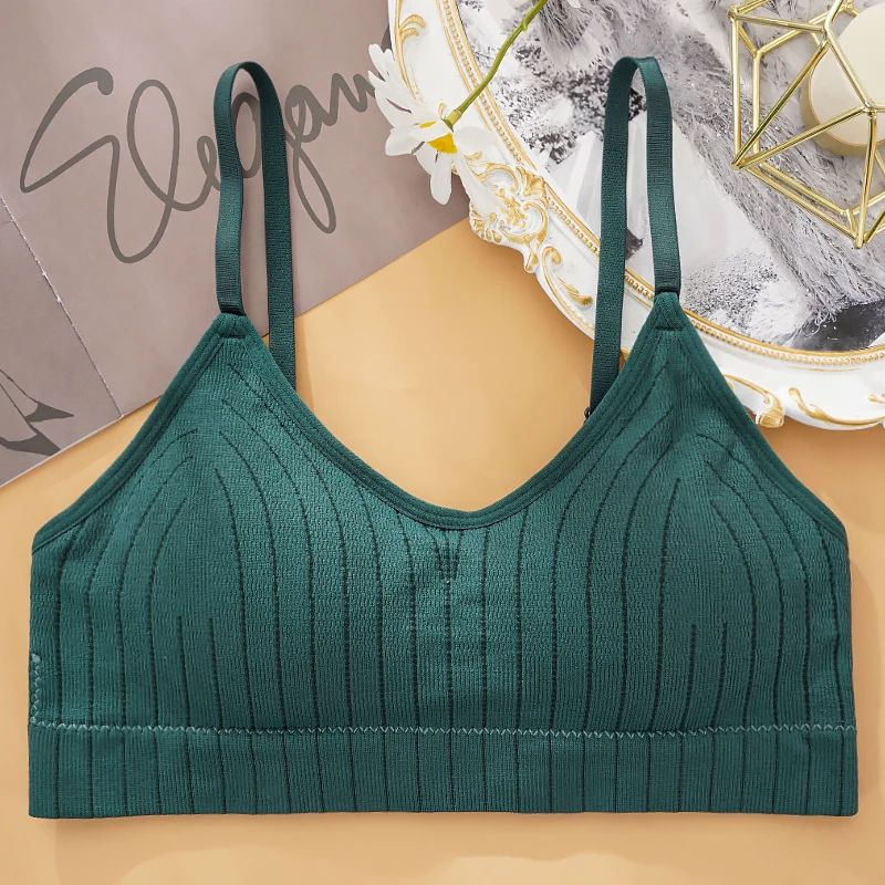 Seamless Wireless Padded Bralette Crop Top