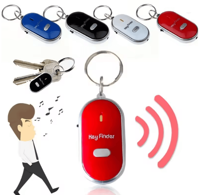 FindBee Mini Anti Lost Key Finder Whistle Activated Beeping Locator