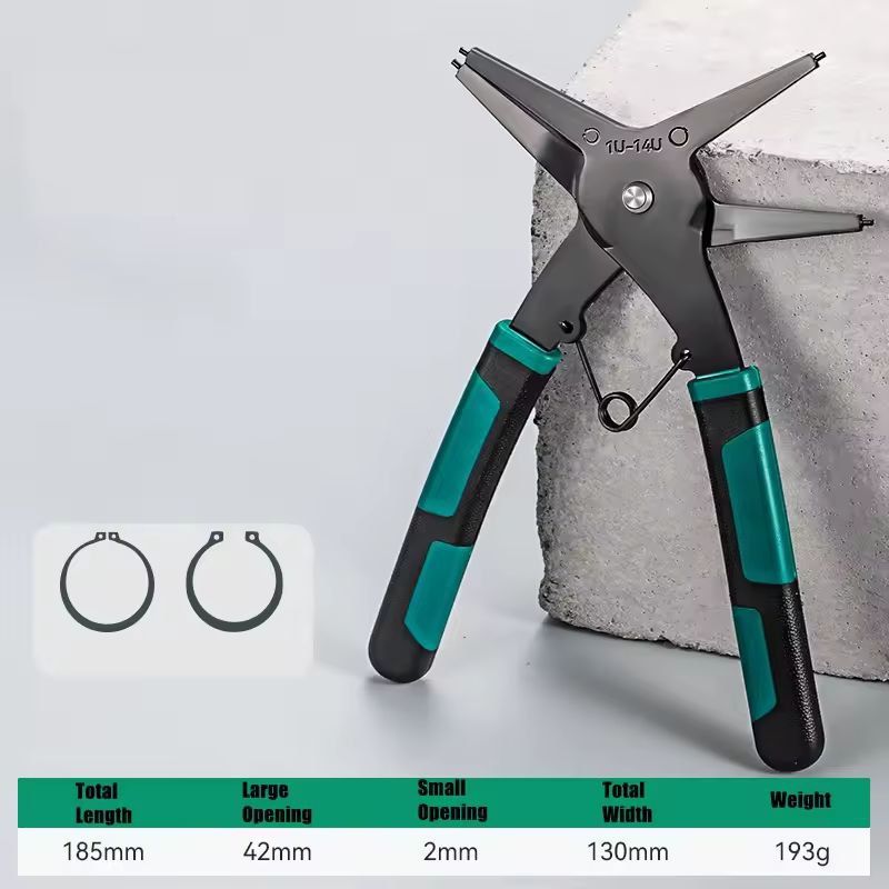 PrecisionMulti Snap-Ring & Circlip Pliers – Internal & External Retaining Ring Tool