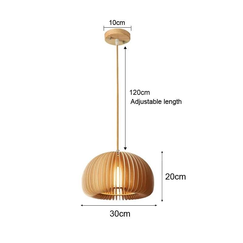 Rattan Wicker Bamboo Pendant Ceiling Lamp