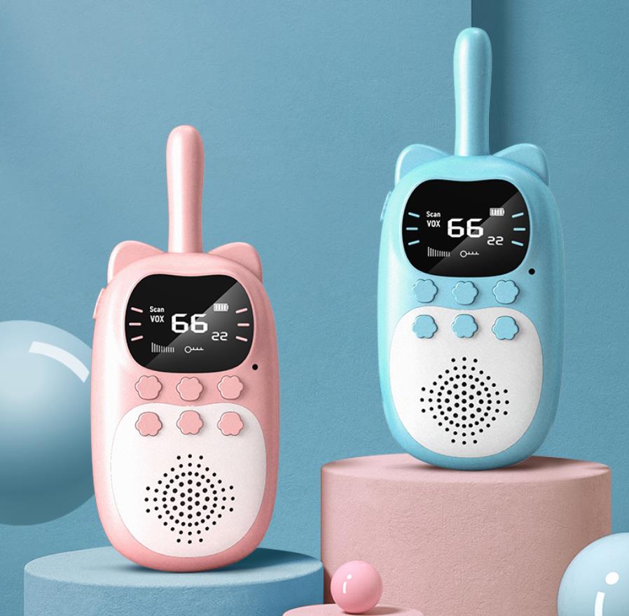 Kids Walkie Talkies Rechargeable Range Fun Communication Toy for Children