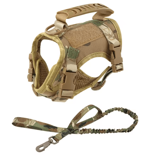 Tactical Escape-Proof Cat Harness with Control Handle
