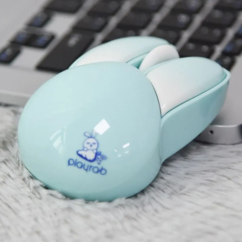 Cute Rabbit Silent Wireless Mini Mouse