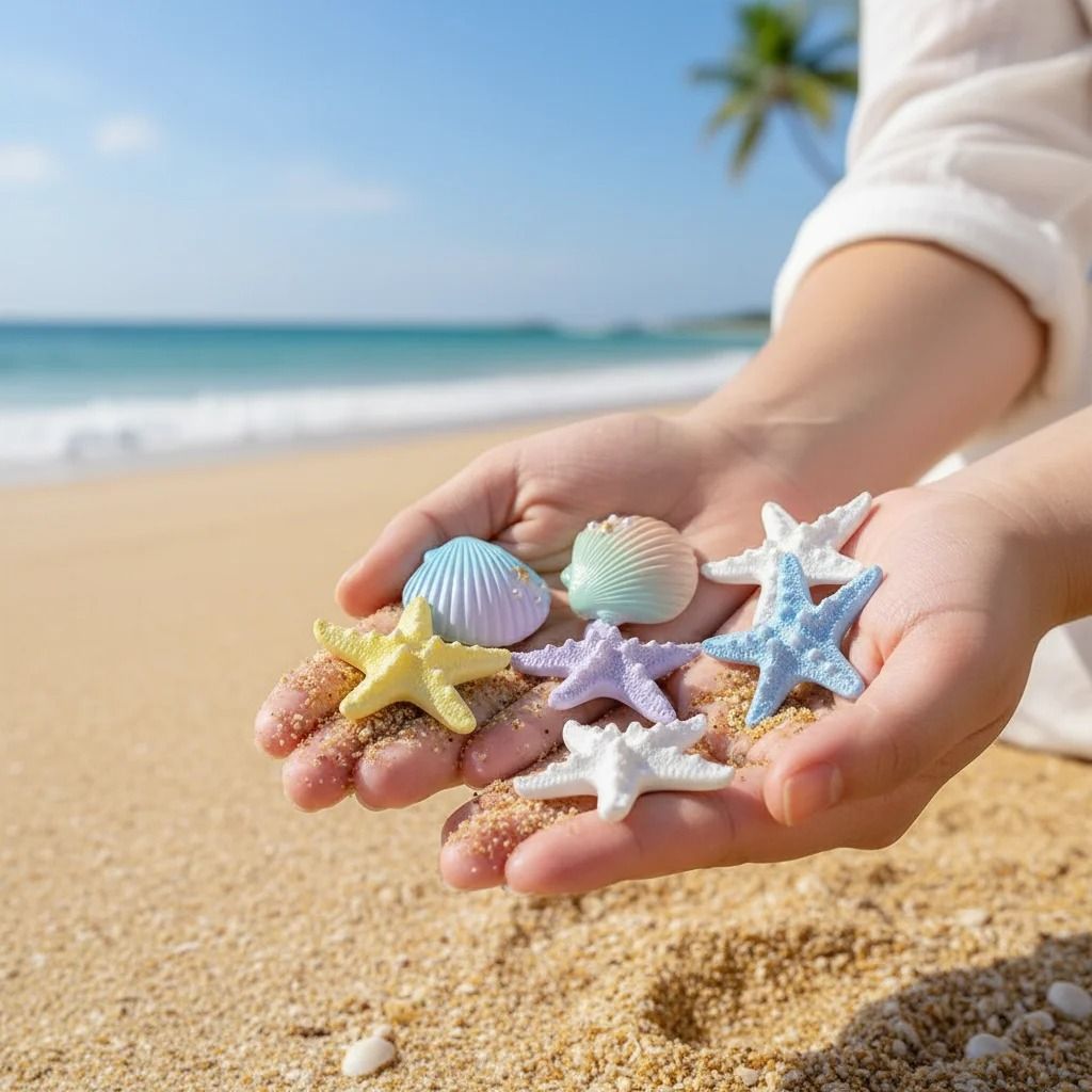 Beach Themed Waterproof Bag Charms