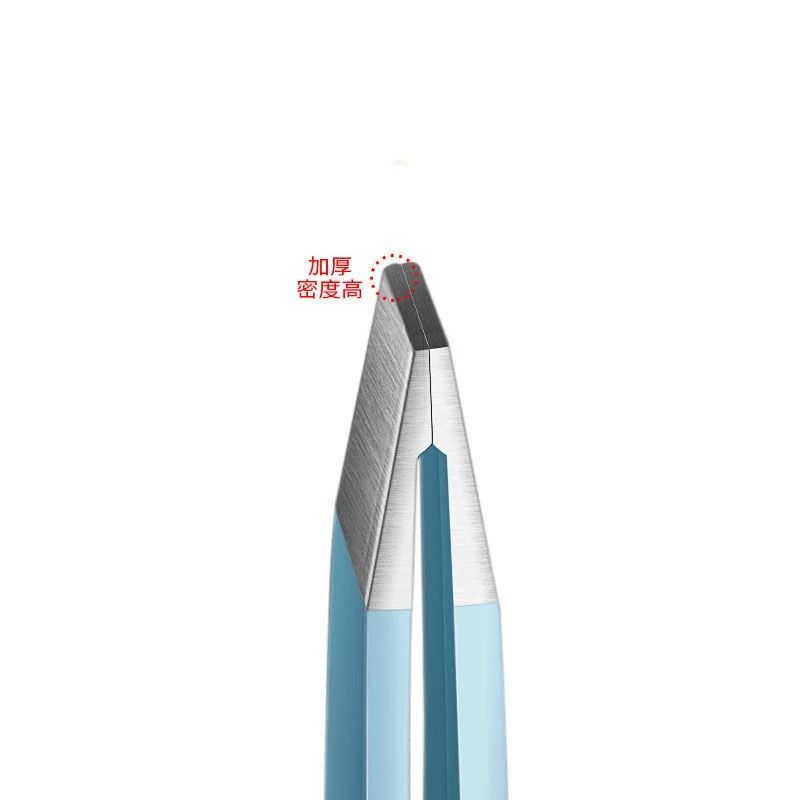Stainless Steel Slanted Eyebrow Tweezers