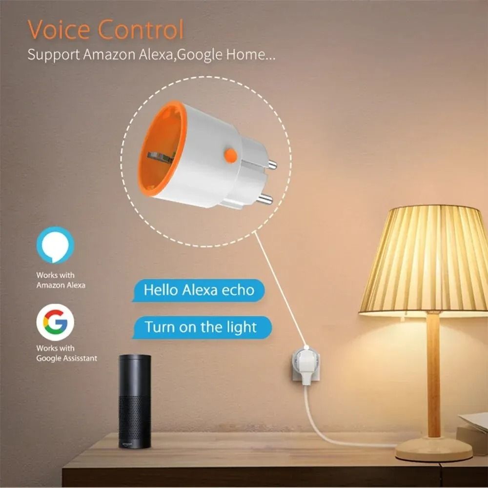 Smart Zigbee Plug Socket with Energy Monitoring and Timer Control