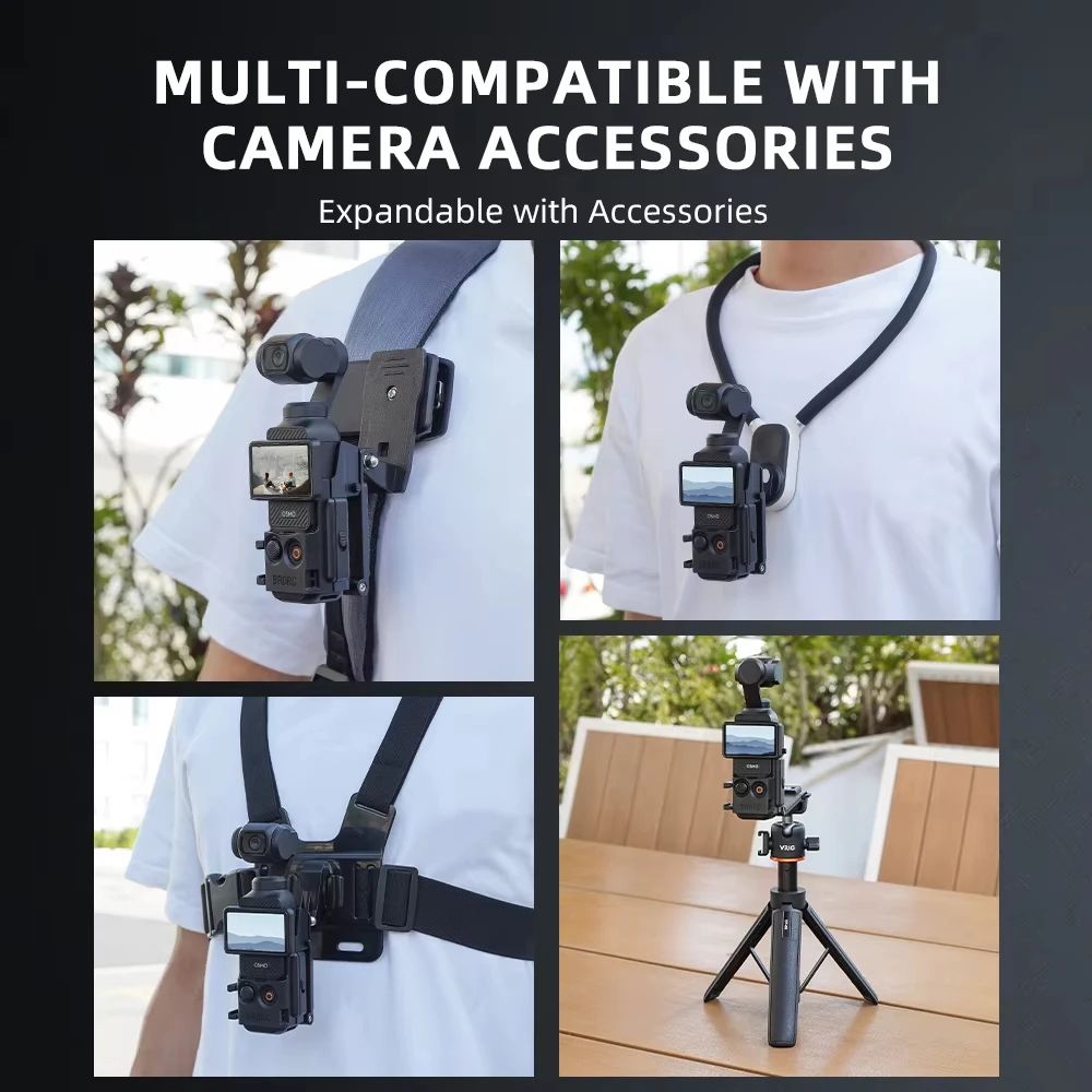 Magnetic Quick Release DJI Osmo Pocket 3 mount for Stable Vlogging & Travel