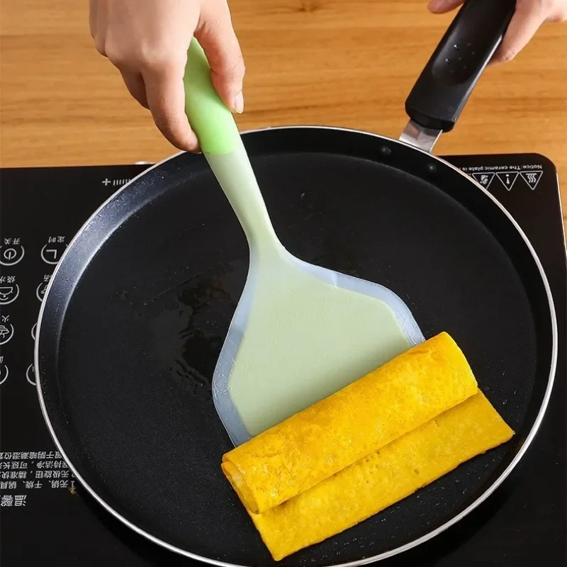 Non-Stick Silicone Cooking Spatula High Temperature Food Grade Kitchen Tool for Cooking, Baking, & Cakes