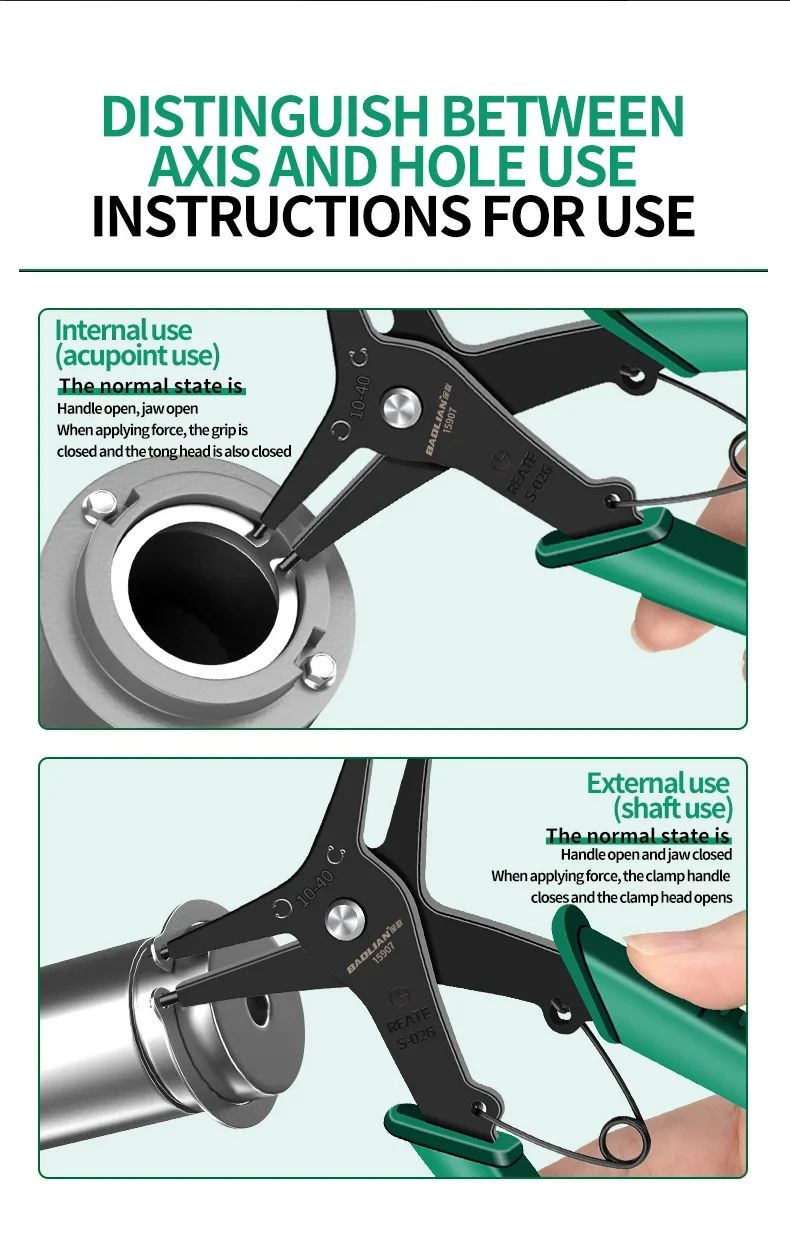 Multifunction Snap Ring Circlip Pliers