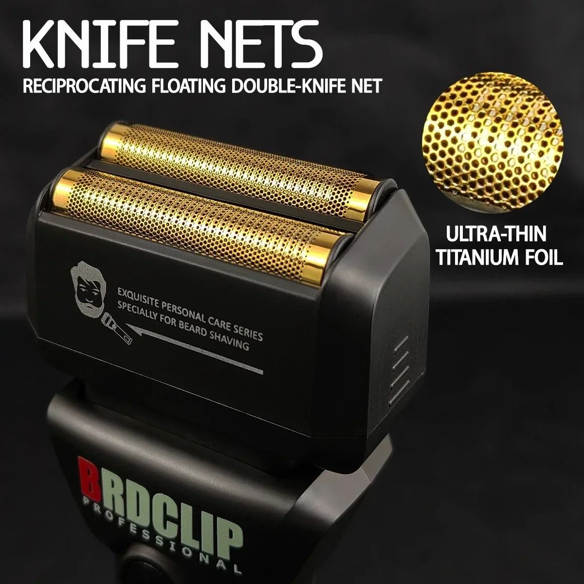 BRDCLIP 363 7000RPM Double Ring Reciprocating Shaver with LED Display