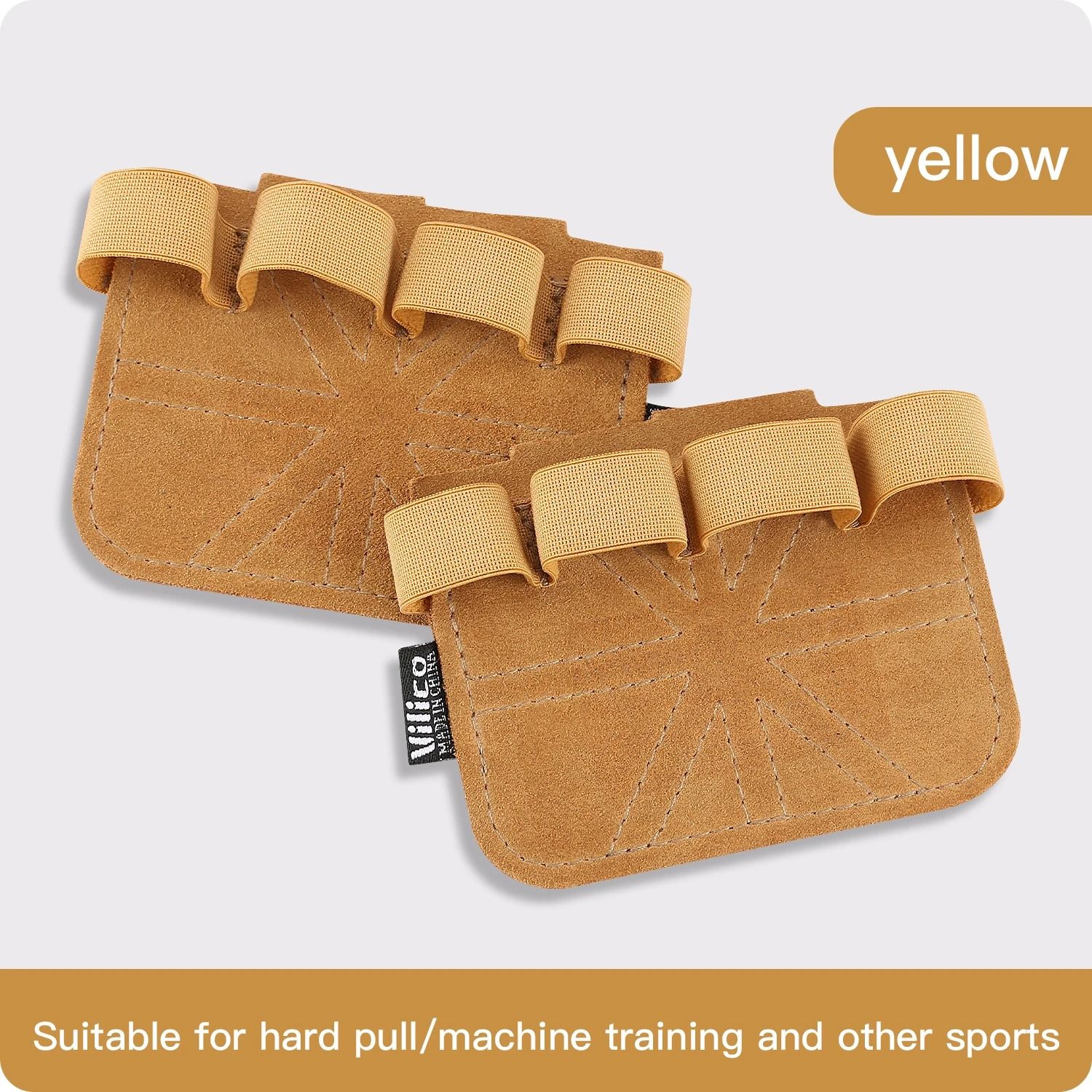 Cowhide Weightlifting and Palm Protection Grips