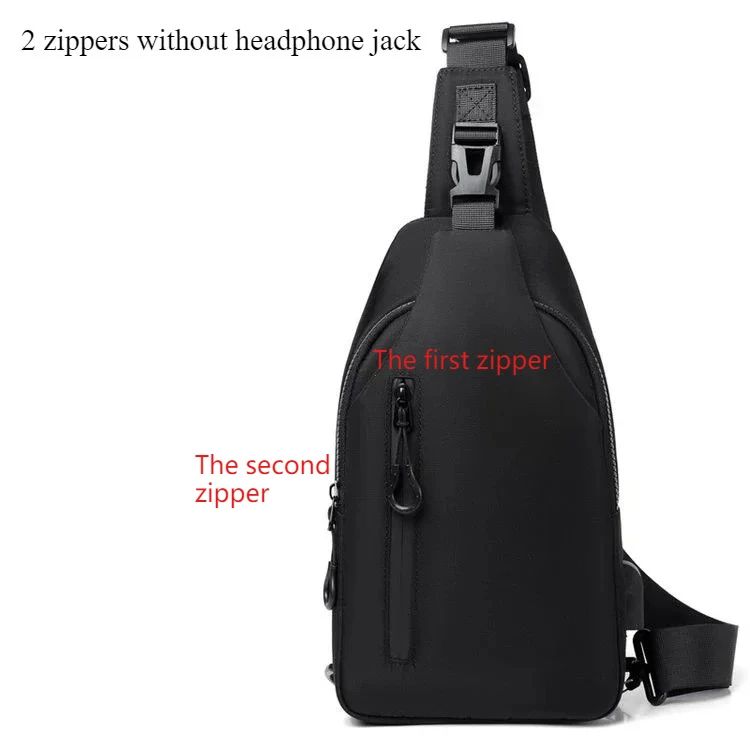 Men Nylon Crossbody Chest Bag