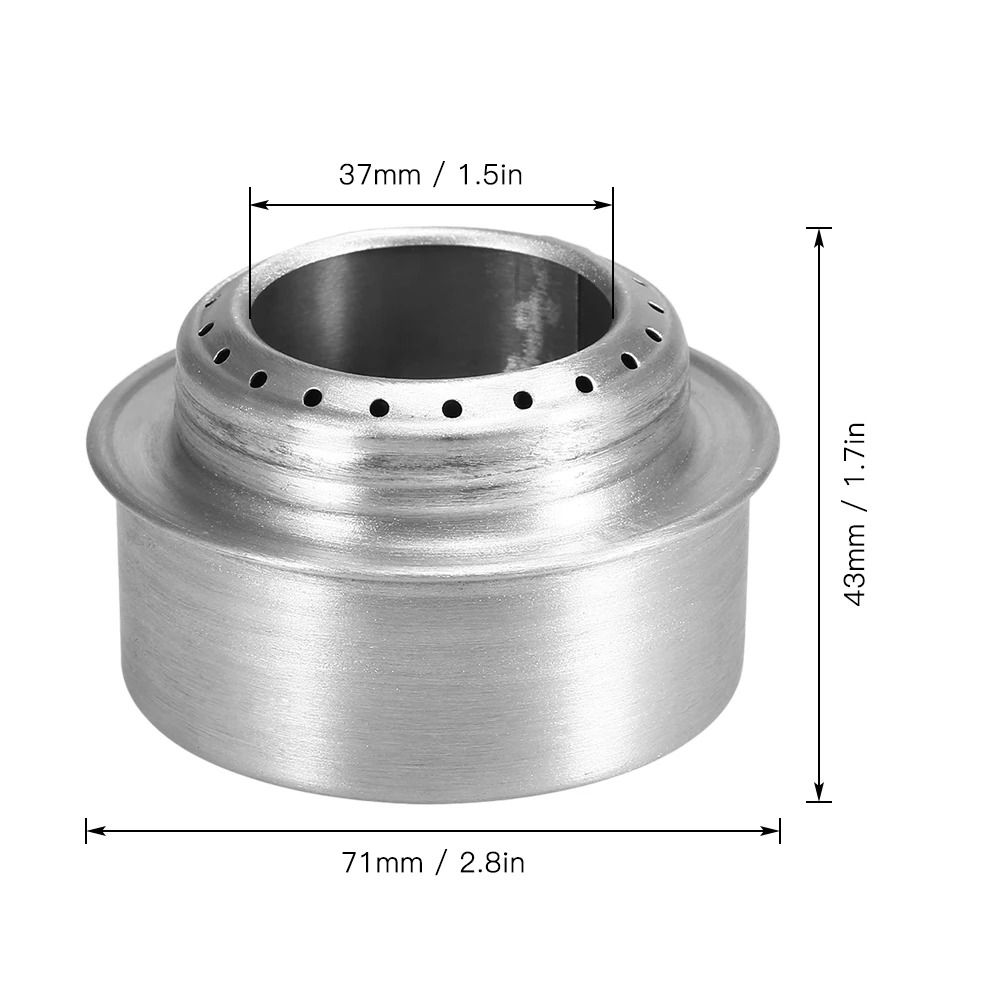 Portable Camping Stove Mini Alcohol Stove Lightweight Backpacking Cooking Stove