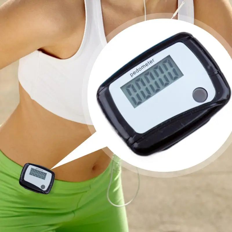 LCD Digital Step Pedometer (Random Color)