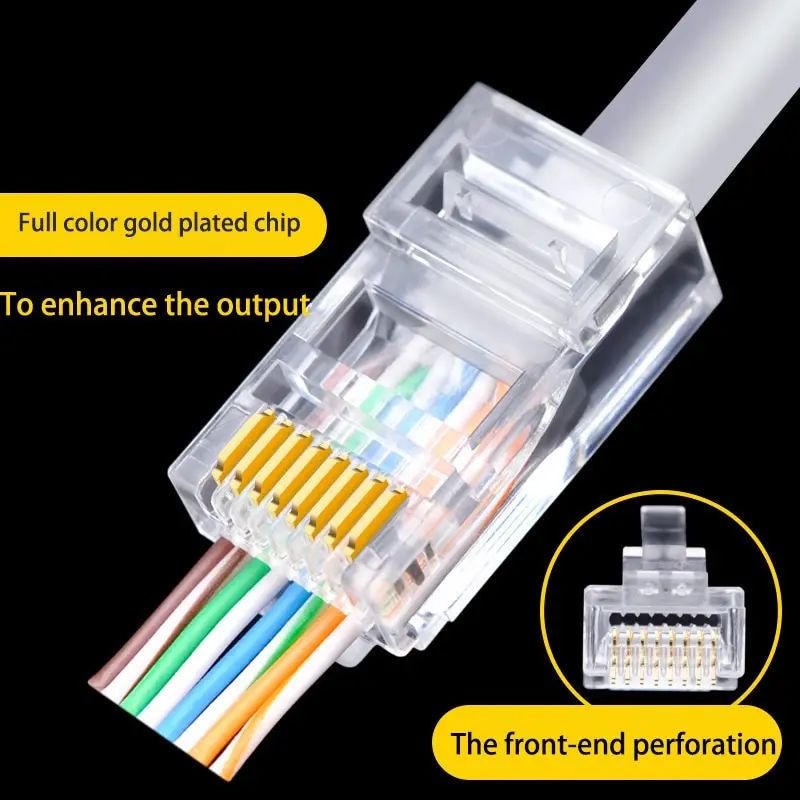 RJ45 Cat6 Network Connector 50 Piece Set