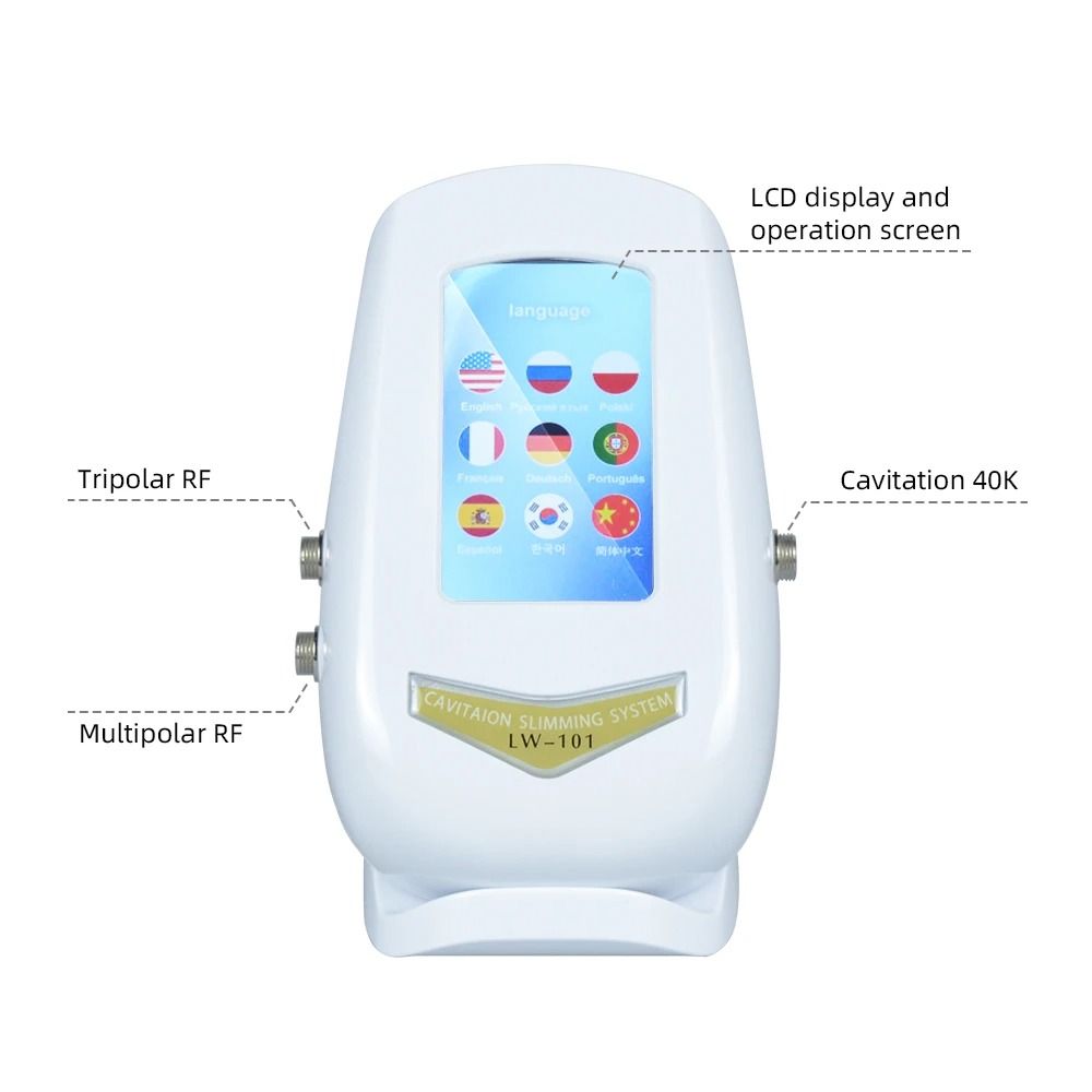 Cavitation Slimming Machine with 40K Ultrasound and Multi-Head Massage