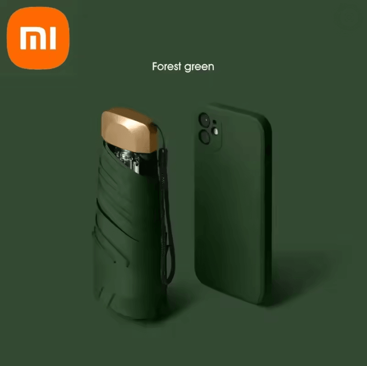 Xiaomi Capsule Mini Umbrella Ultra Light Dual Use Rain and UV Pocket Umbrella
