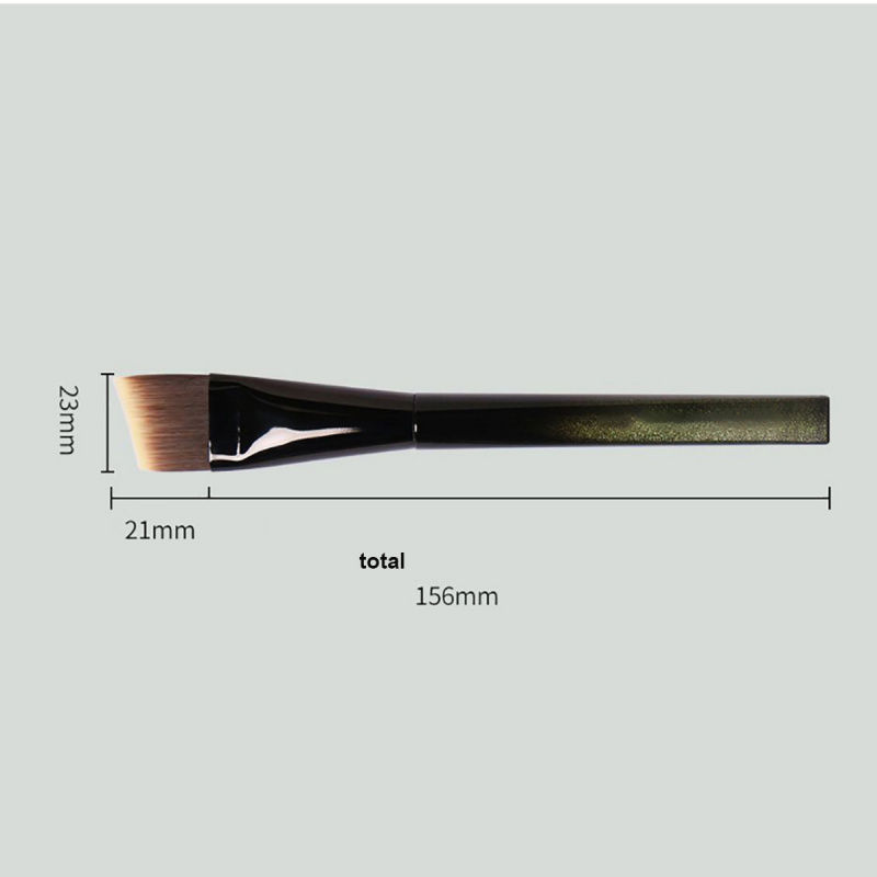 Gradient Color Powder Foundation Brush, Bevel Angle Makeup Brush, Professional Beauty Tools for Flawless Application