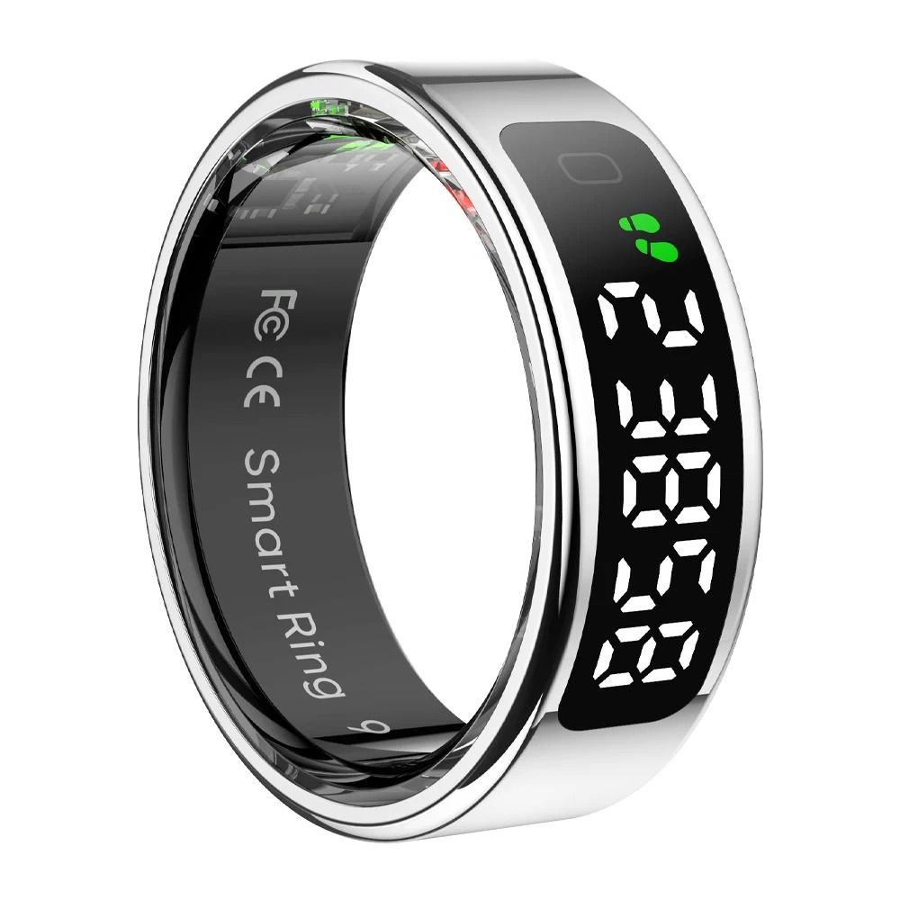 COLMI R12 Smart Ring with Touch Display Health Tracking and Wireless Charging