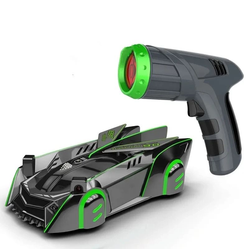 Infrared Laser Controlled Wall Climbing RC Stunt Car