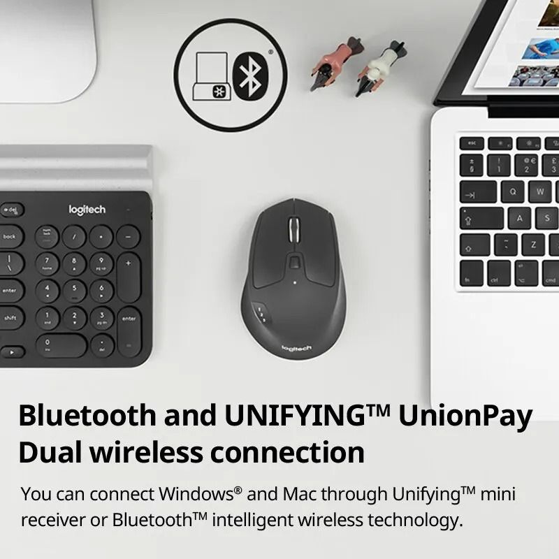 Multi-Device Dual-Mode Wireless Mouse
