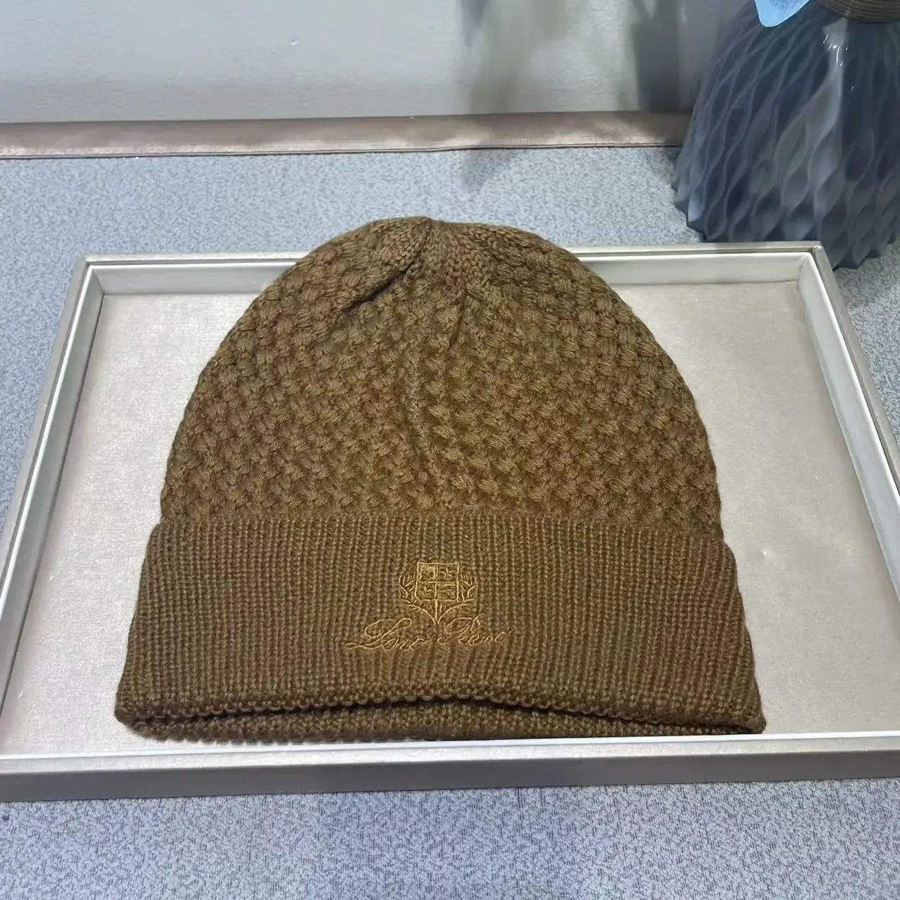Cashmere Knit Beanie Winter Wool Hat Unisex