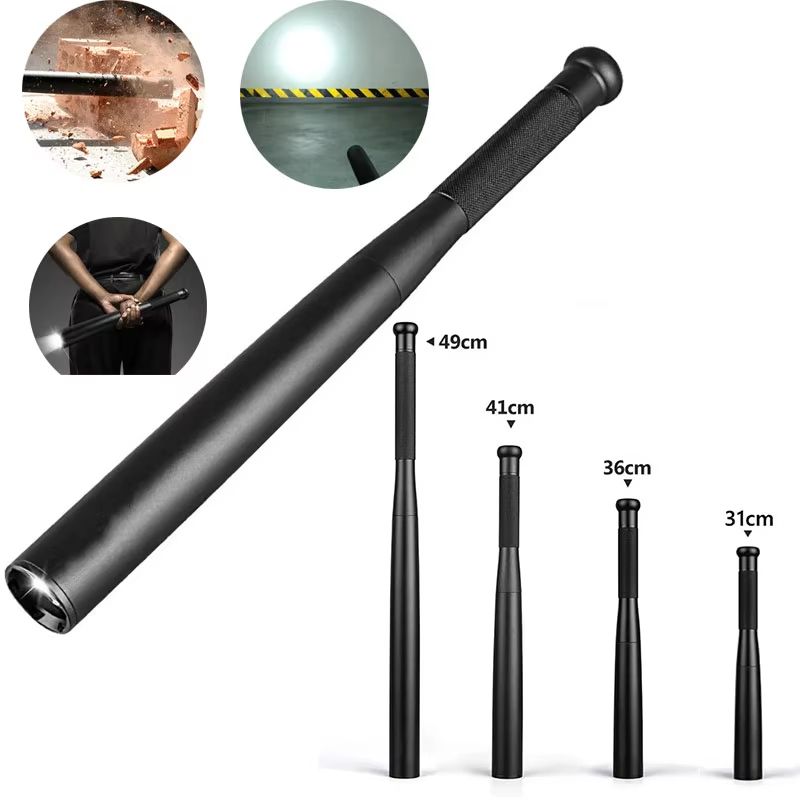 Ultra Bright Baseball Bat Flashlight – Self-Defense & Outdoor Emergency Torch