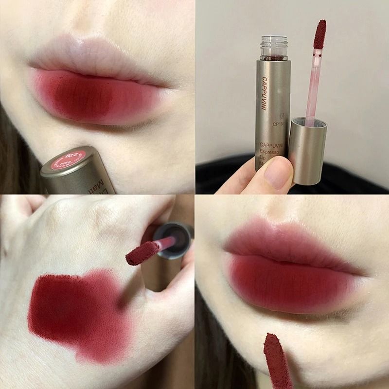 Silicone Velvet Matte Waterproof Lip Gloss Non-Stick Cup Liquid Lipstick