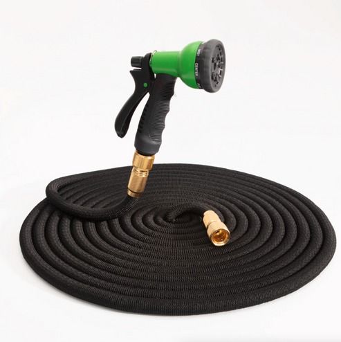 Expandable Stronger Deluxe Garden Hose, Water Hose , Durable, Leak-Proof, Flexible, Solid Bras