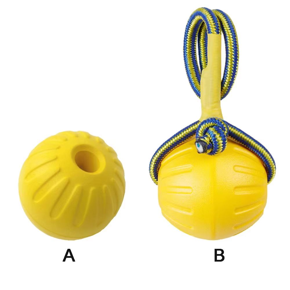 Indestructible Rubber Dog Training and Fetch Ball Toy