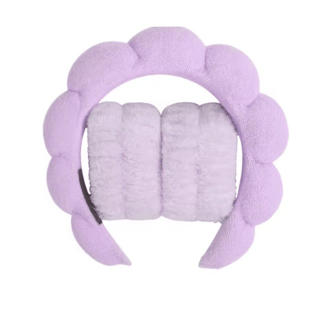 GlowSpa Microfiber Spa Headband And Wrist Wash Set