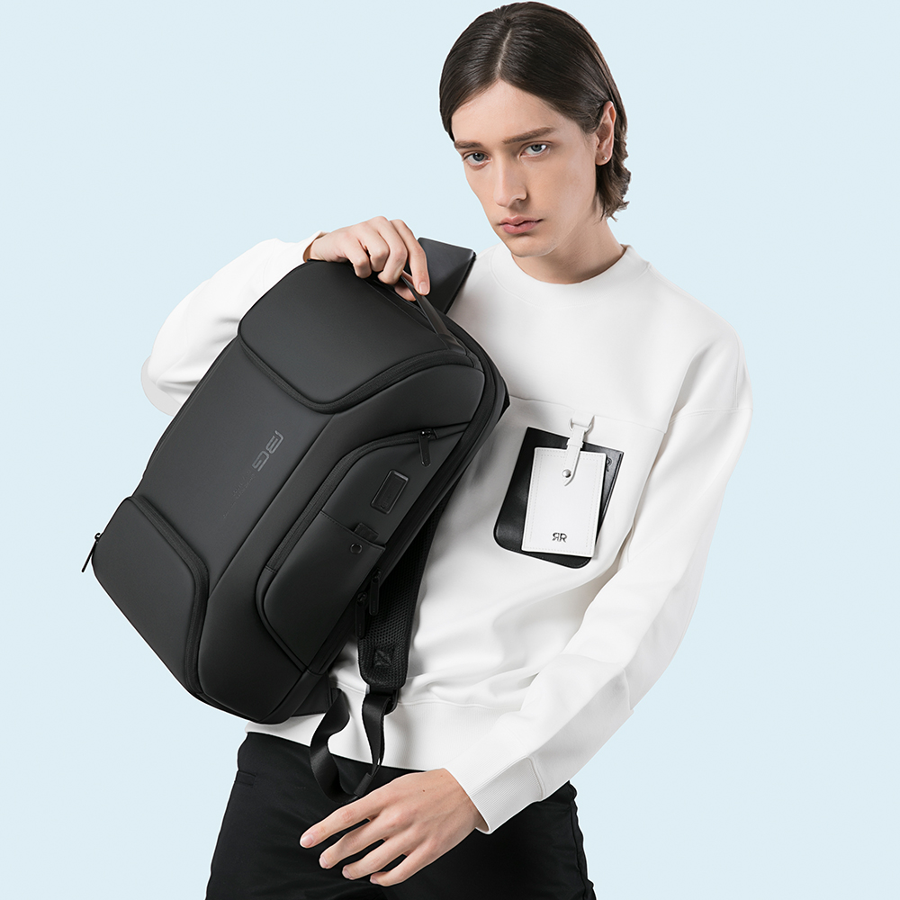 Smart USB Charging Laptop Backpack Waterproof Travel Commute Bag for Men