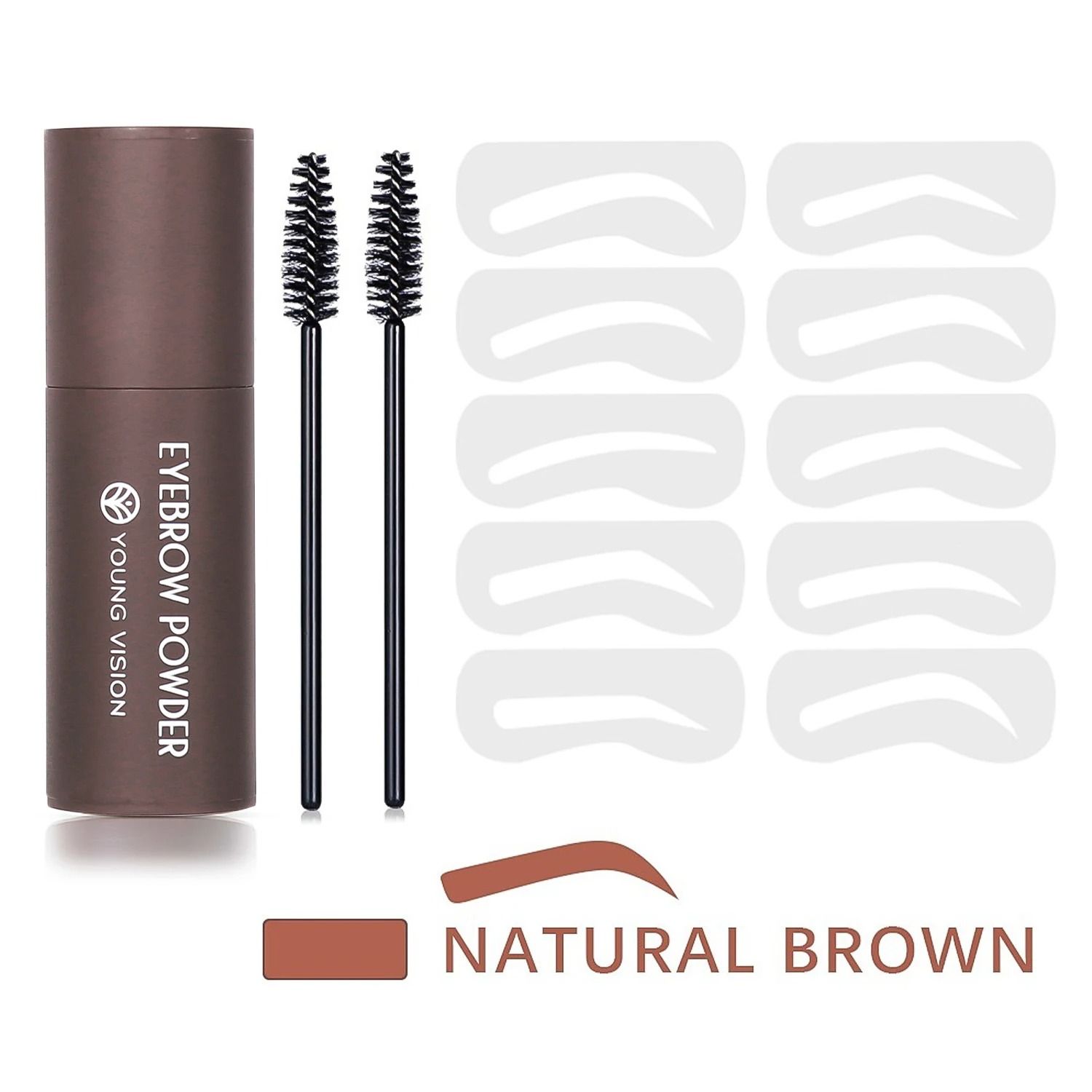 Eyebrow Stamp Stencil Kit